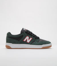 New Balance Numeric x Jamie Foy 480 Shoes in Forest Green