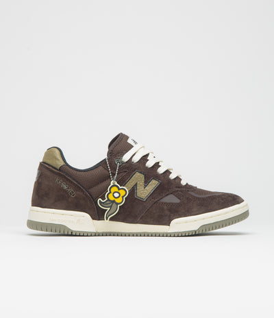 New Balance Numeric x Krooked 600 Tom Knox Shoes - Chocolate