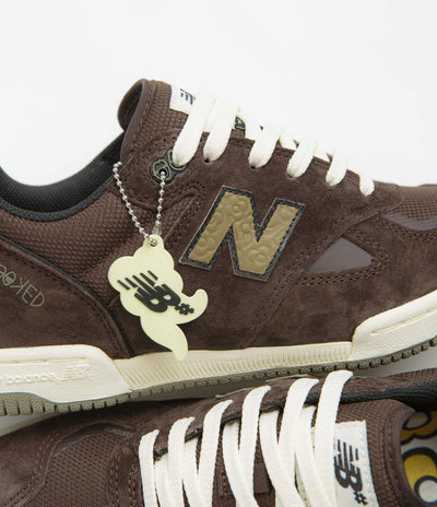 New Balance Numeric x Krooked 600 Tom Knox Shoes - Chocolate