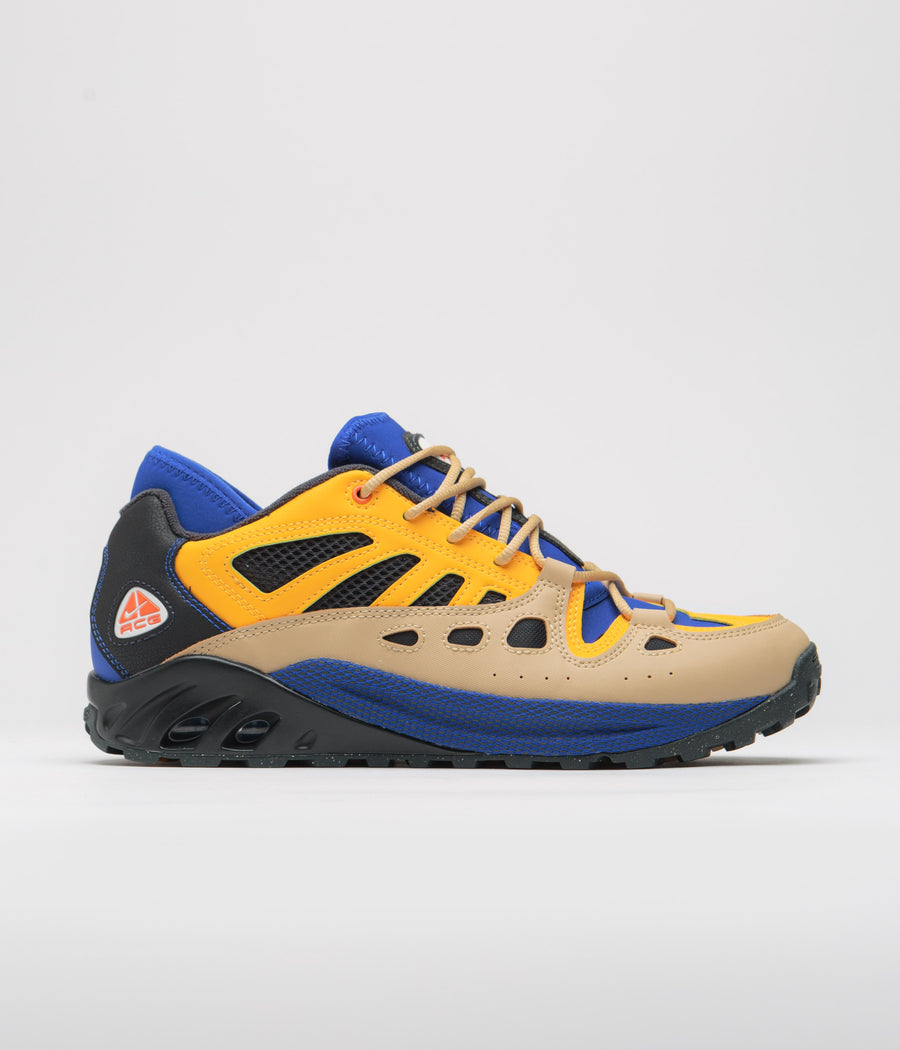 Nike ACG Air Exploraid Shoes in Hyper Royal and Safety Orange and Laser Orange