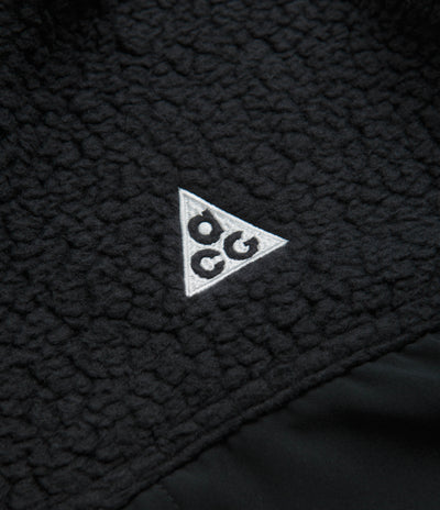 Nike ACG Arctic Wolf Full Zip Fleece in Black and Anthracite / Summit White