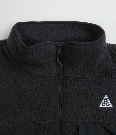 Nike ACG Arctic Wolf Full Zip Fleece in Black and Anthracite / Summit White