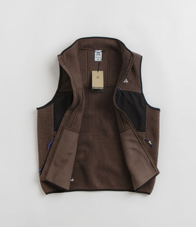 Nike ACG Arctic Wolf Vest in Baroque Brown and Black / Summit White