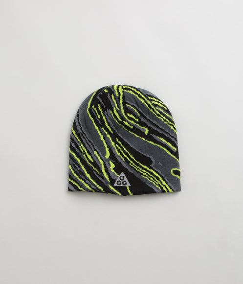 Nike ACG Big Bend Peak Beanie - Dark Smoke Grey / Black / Reflective Silver