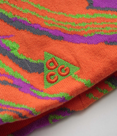 Nike ACG Big Bend Peak Beanie - Safety Orange / Reflective Silver