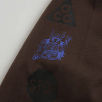 Nike ACG Bridge of Gods Long Sleeve T-Shirt in Baroque Brown thumbnail