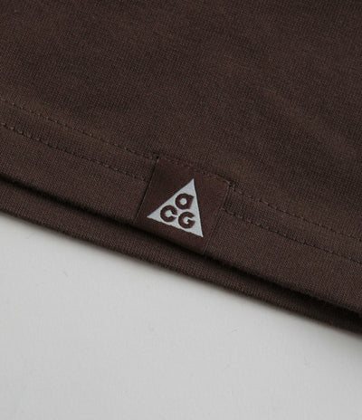 Nike ACG Bridge of Gods Long Sleeve T-Shirt in Baroque Brown