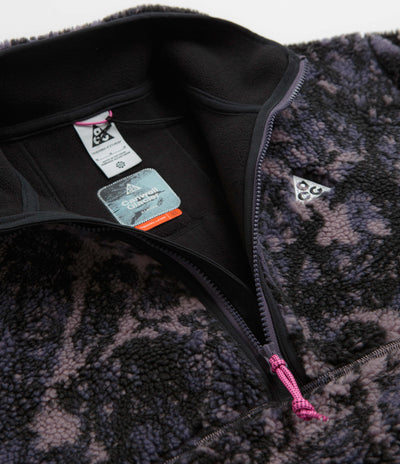 Nike ACG Canwell Glacier Windproof Fleece in Dark Raisin and Black / Black / Summit White
