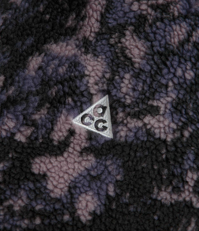 Nike ACG Canwell Glacier Windproof Fleece in Dark Raisin and Black / Black / Summit White