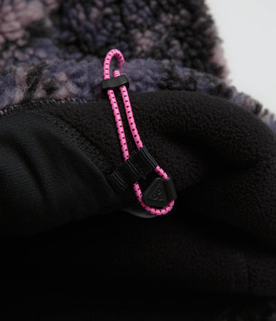 Nike ACG Canwell Glacier Windproof Fleece in Dark Raisin and Black / Black / Summit White