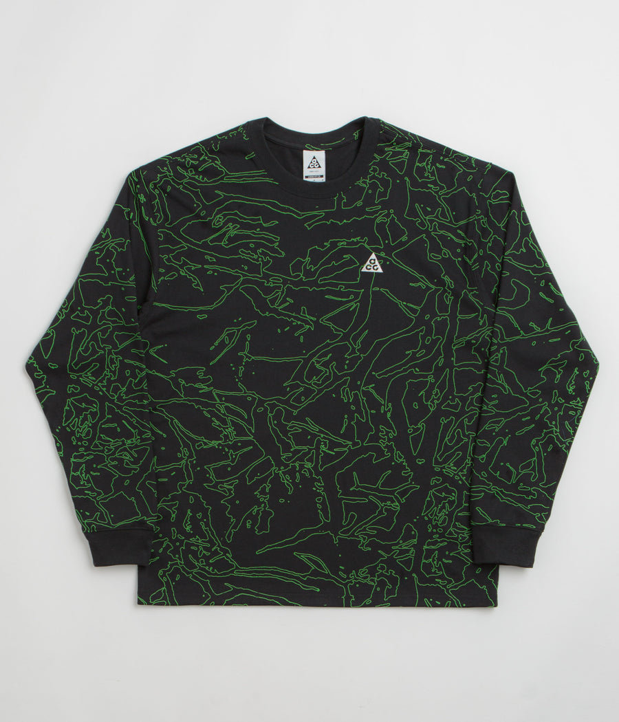 Nike ACG Cave Dweller Long Sleeve T-Shirt - Black