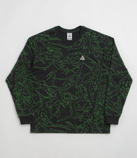 Nike ACG Cave Dweller Long Sleeve T-Shirt in Black