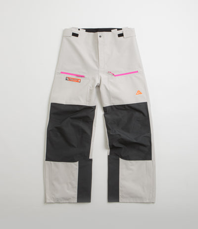 Nike ACG Chena Vortex Bib Pants in Light Orewood Brown and Anthracite / Summit White