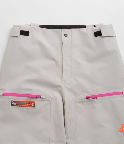 Nike ACG Chena Vortex Bib Pants in Light Orewood Brown and Anthracite / Summit White