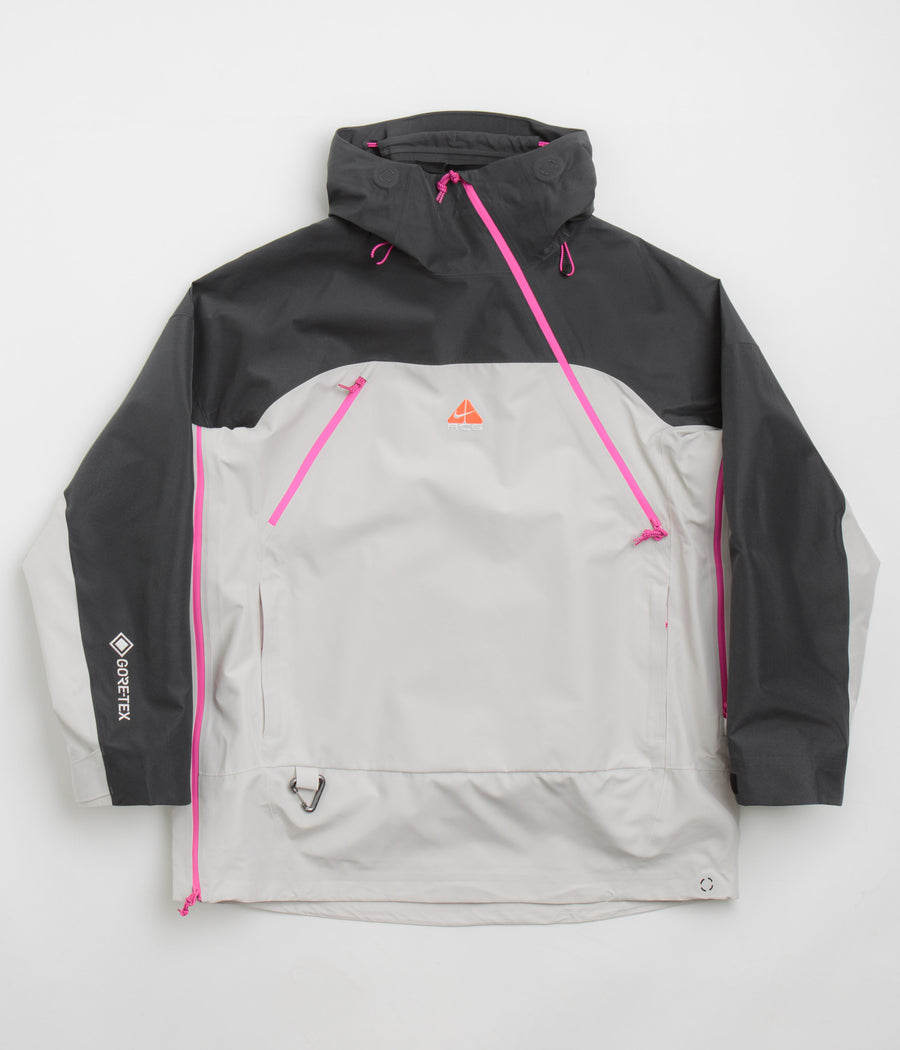 Nike ACG Chena Vortex Jacket in Light Orewood Brown and Anthracite / Summit White
