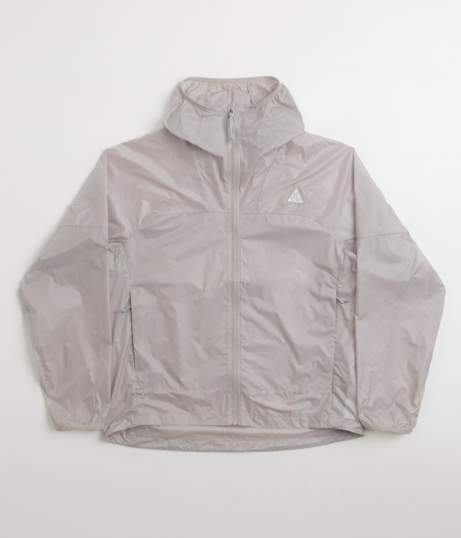 Nike ACG Cinder Cone Windproof Jacket in College Grey and Summit White