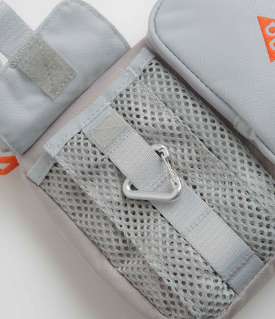 Nike ACG Daymax Crossbody Bag in College Grey and Grey Fog / Safety Orange