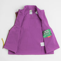 Nike ACG Death Bloom Vest in Bold Berry and Mosswood Brown / Summit White thumbnail