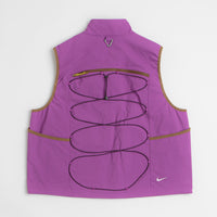 Nike ACG Death Bloom Vest in Bold Berry and Mosswood Brown / Summit White thumbnail