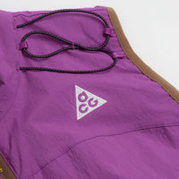 Nike ACG Death Bloom Vest in Bold Berry and Mosswood Brown / Summit White thumbnail