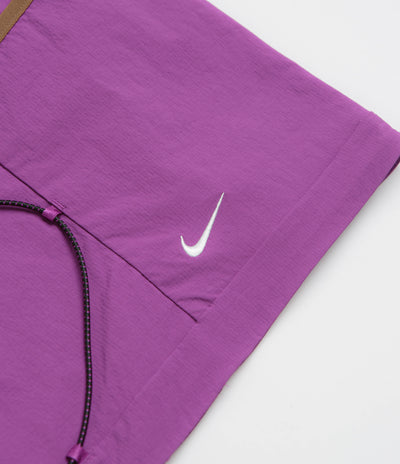 Nike ACG Death Bloom Vest in Bold Berry and Mosswood Brown / Summit White