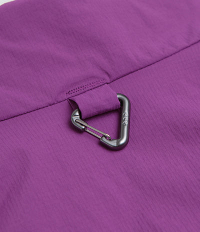Nike ACG Death Bloom Vest in Bold Berry and Mosswood Brown / Summit White
