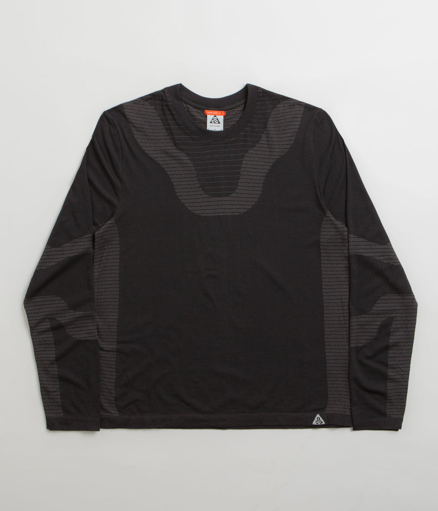 Nike ACG Delta River Long Sleeve T-Shirt in Black and Cool Grey