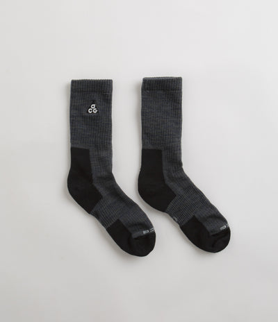Nike Swift ACG Everyday Cushioned Crew Socks - Anthracite / Volt / Black / Summit White