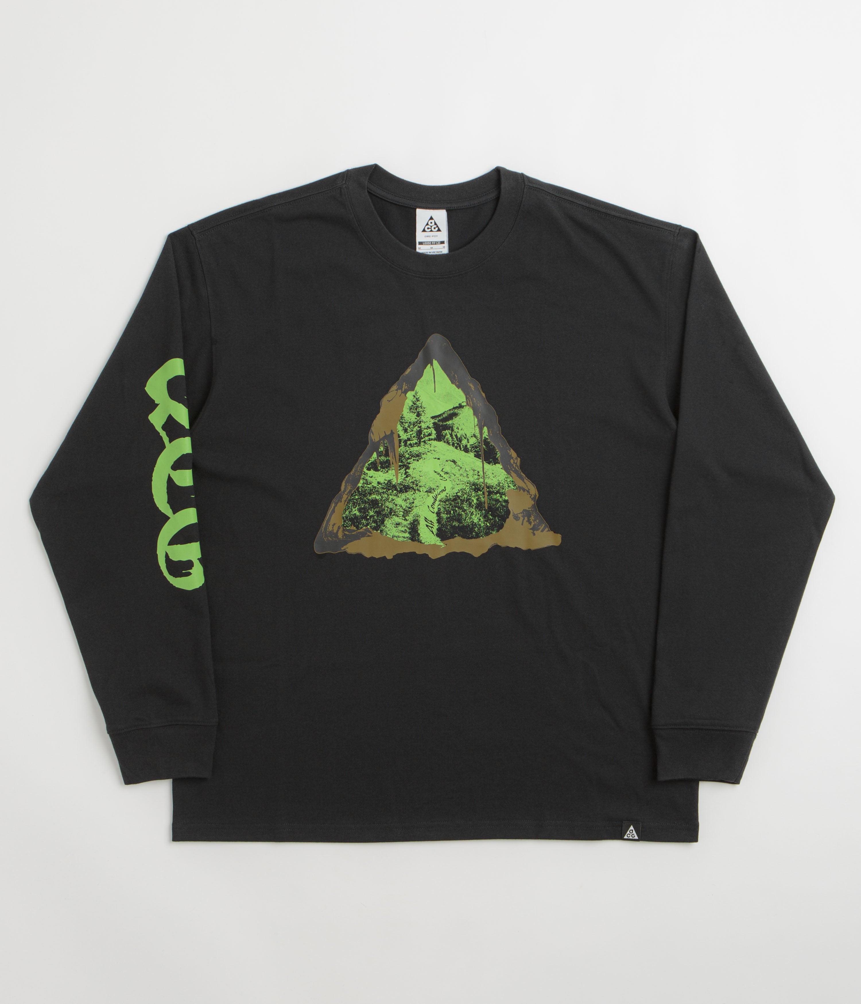 Nike ACG Folklore Long Sleeve T-Shirt in Black
