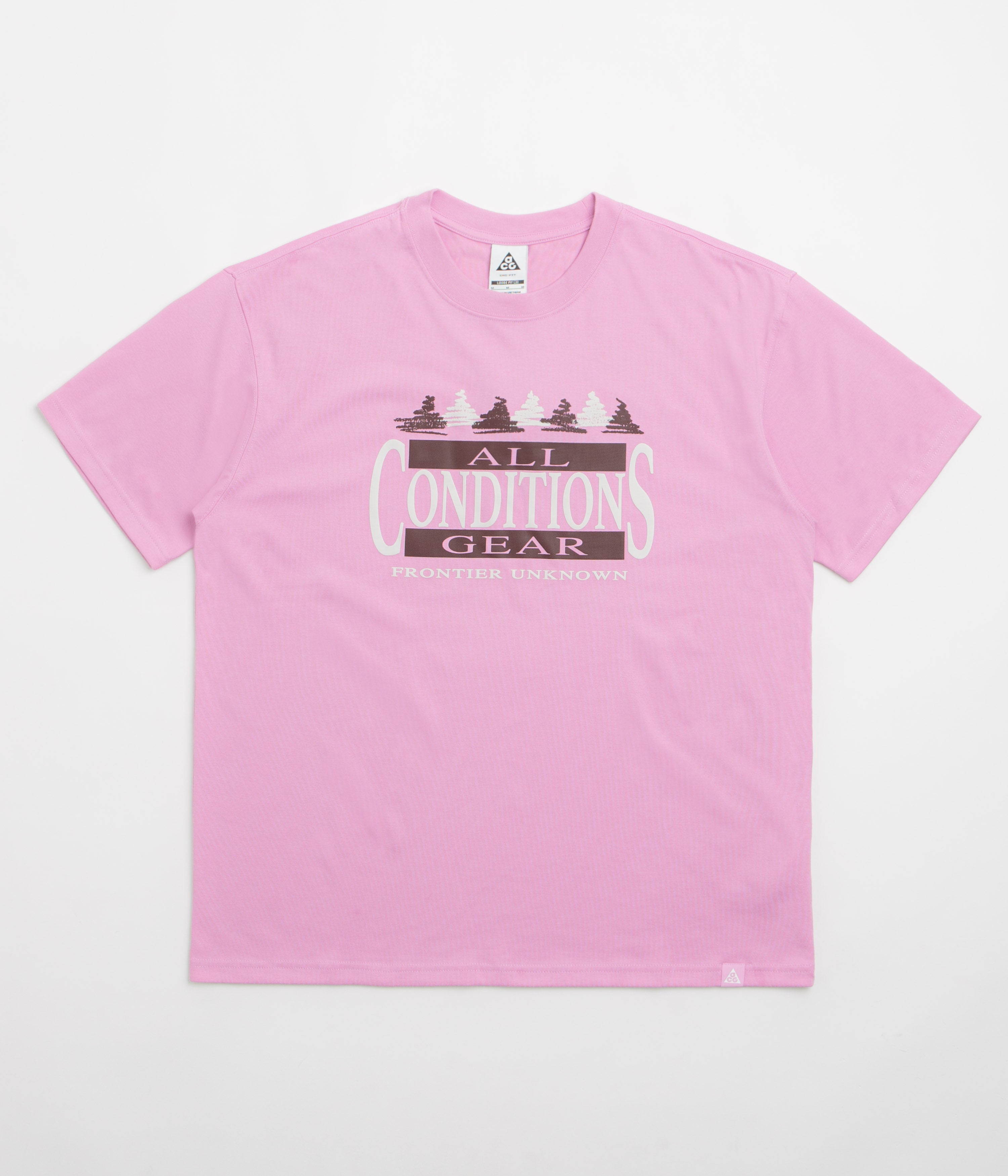 Nike ACG Frontier T-Shirt in Beyond Pink