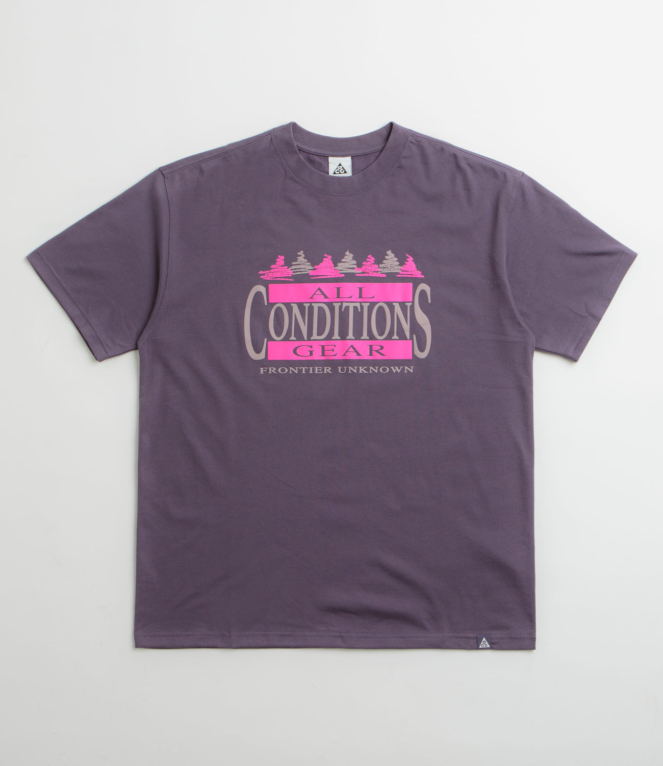 Nike ACG Frontier T Shirt Dark Raisin Flatspot