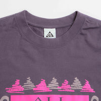 Nike ACG Frontier T-Shirt in Dark Raisin thumbnail