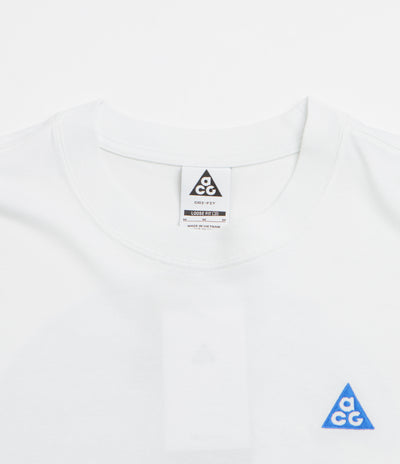 Nike ACG Globe T-Shirt - Summit White / Hyper Royal