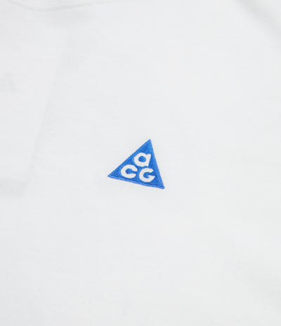 Nike ACG Globe T-Shirt - Summit White / Hyper Royal