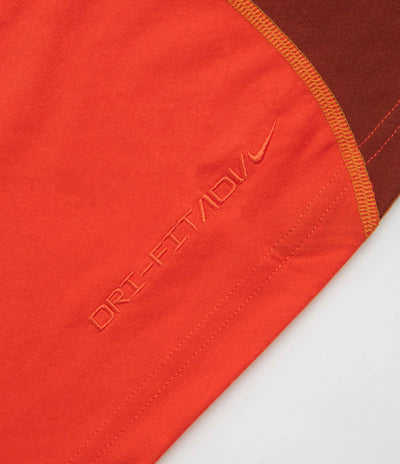 Nike ACG Goat Rocks T-Shirt in Picante Red and Cinnamon / Summit White