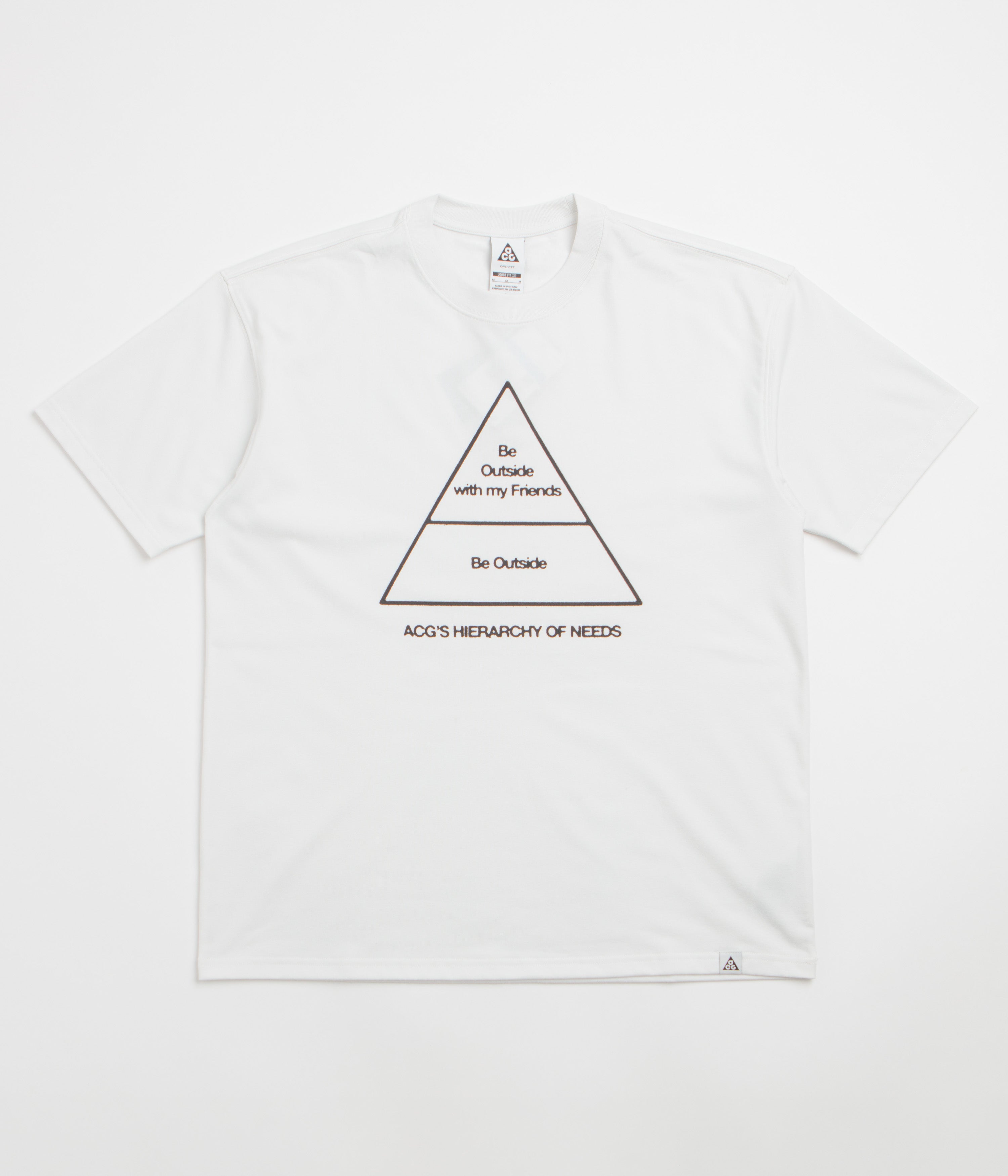 Nike ACG Hierarchy Of Needs T-Shirt - Summit White