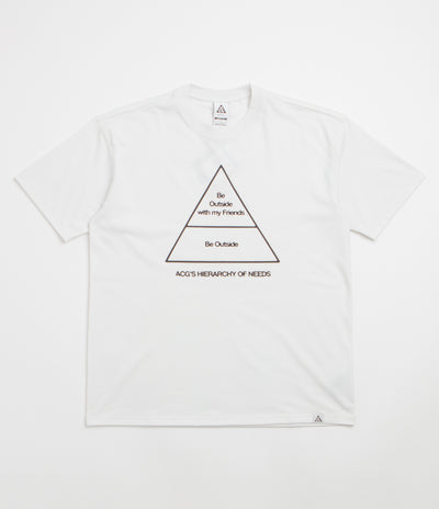 Nike ACG Hierarchy Of Needs T-Shirt - Summit White