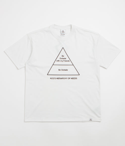 Nike ACG Hierarchy Of Needs T-Shirt - Summit White