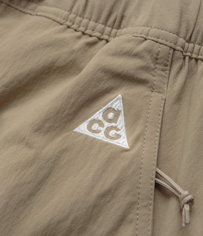 Nike ACG Hiking Pants in Khaki and Light Iron Ore / Summit White