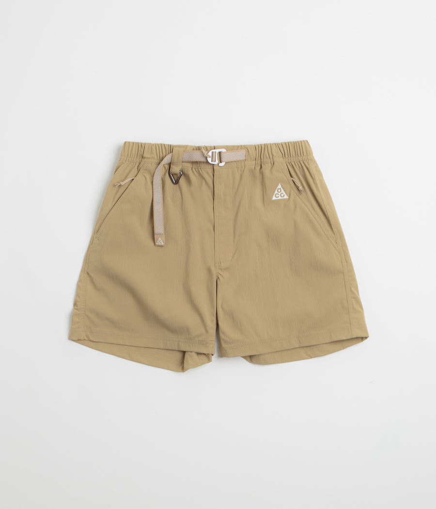 Nike ACG Hiking Shorts in Parachute Beige and Summit White