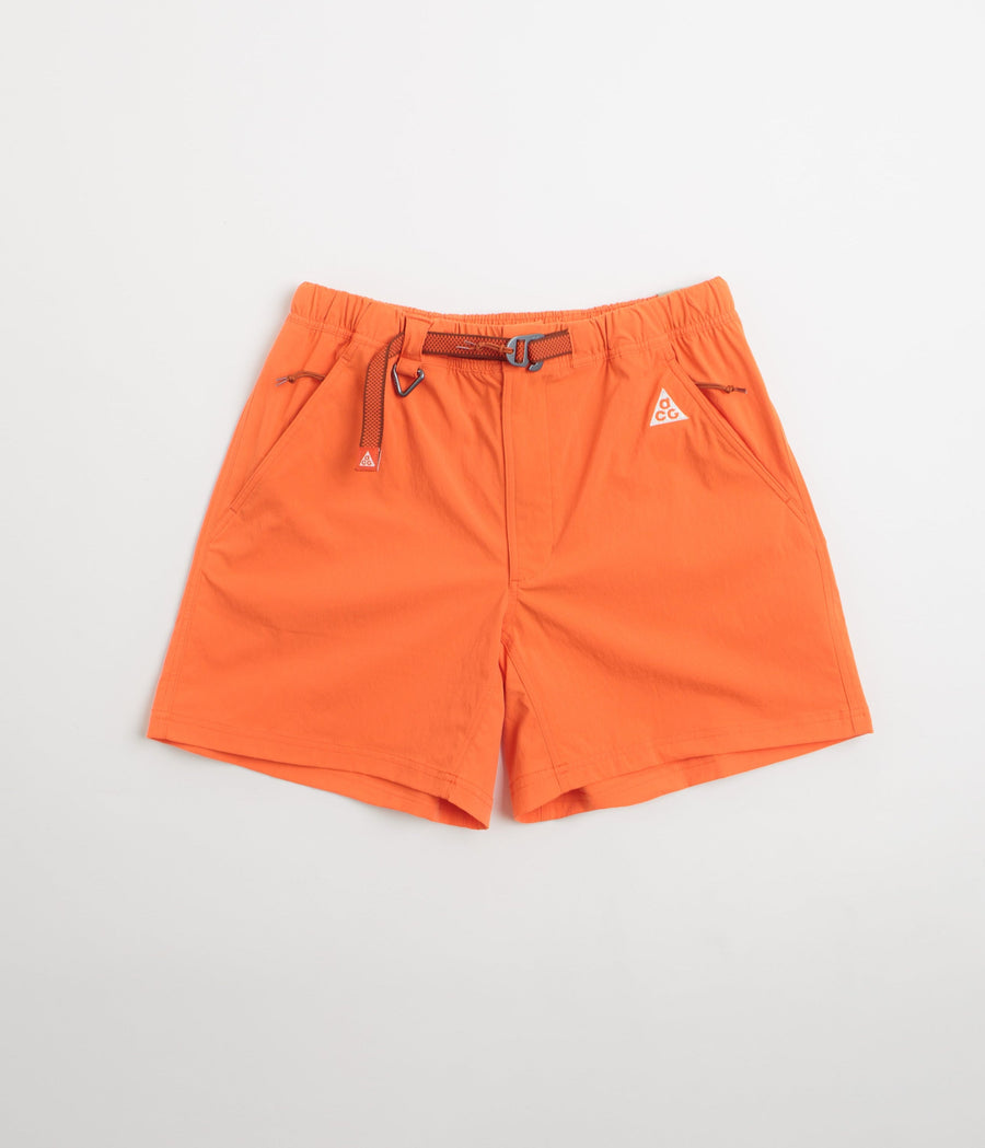 Nike ACG Hiking Shorts in Picante Red and Cinnamon / Summit White