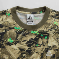 Nike ACG Leafcutter T-Shirt in Medium Olive thumbnail