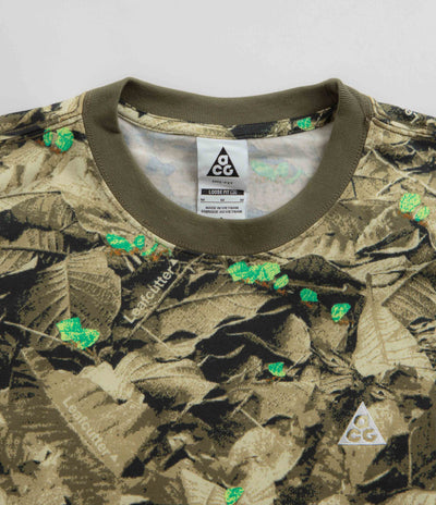 Nike ACG Leafcutter T-Shirt in Medium Olive