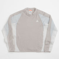 Nike ACG Lichen Crewneck Sweatshirt in College Grey and Grey Fog / Summit White thumbnail