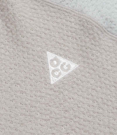 Nike ACG Lichen Crewneck Sweatshirt in College Grey and Grey Fog / Summit White