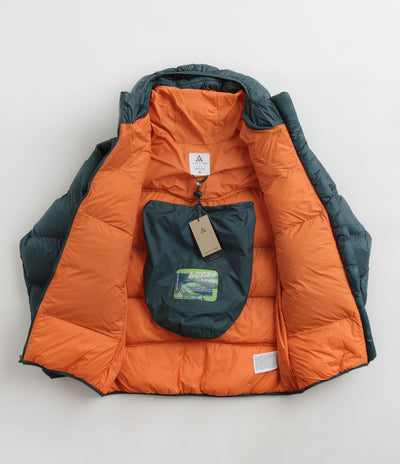Nike ACG Lunar Lake Puffer Jacket in Deep Jungle and Summit White