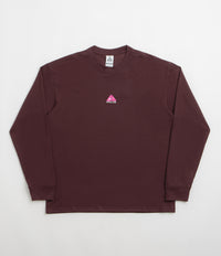 Nike ACG Lungs Long Sleeve T-Shirt in Burgundy Crush