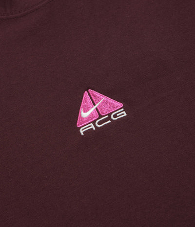 Nike ACG Lungs Long Sleeve T-Shirt - Burgundy Crush