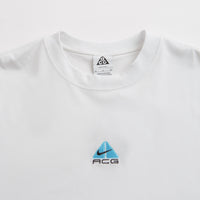 Nike ACG Lungs T-Shirt in Summit White and Aquarius Blue thumbnail
