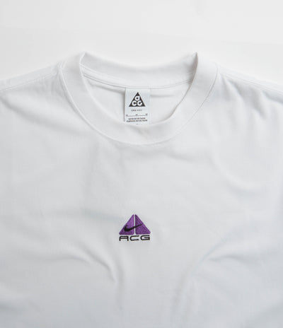 Nike ACG Lungs T-Shirt - Summit White / Purple Cosmos